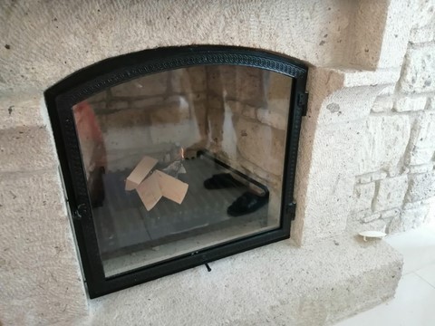 Çeşme Sömine Kapağı Seramik cam Çeşme Şömine Kapağı Seramik cam